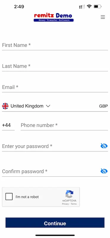 Create Account